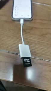 4-in-1 SD Card Reader for iPhone & iPad - Fast Charge Port Plug & Play