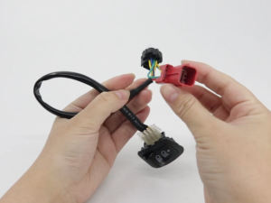 สวิตช์ปรับแต่งอุปกรณ์เสริมมอเตอร์ไซค์ HONDA GIORNO สวิตช์ปรับไฟไฟหน้าแบบหรี่แสงได้ 3 ตำแหน่ง (ไฟสูง/ต่ำ)