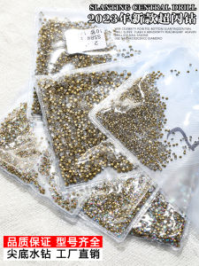 Nail Art Rhinestones Sharp Bottom Water Diamonds White 3D Stackable Nail Jewelry Watch Diamond Replacement DIY Phototherapy Diamond