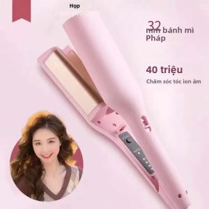 Máy Làm Thẳng Tóc Đa Năng Màu Hồng Tích Hợp Chức Năng Uốn Duỗi Làm Thẳng Bằng Hơi Nước Cầm Tay Dùng Được Cho Tóc Khô Và Tóc Ướt Nhiệt Độ Lên Đến 230 Độ. ° C
