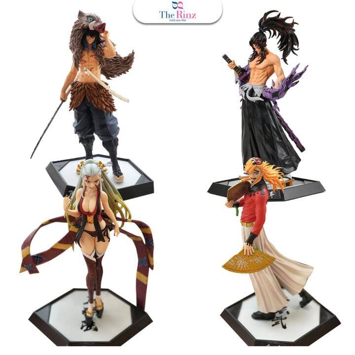 Action Figure Demon Slayer Kokushibo Tsugikuni Gyuutarou Daki Inosuke Hashihira Doma 12 Iblis Bulan