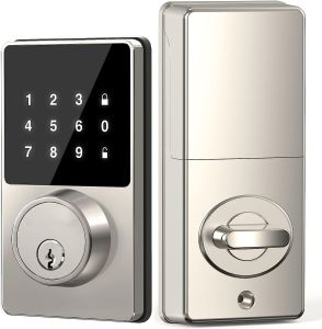 Smart Lock with password Keyless Entry Door Lock with Touchscreen Keypads Easy to Install App Unlock 50 User Codes