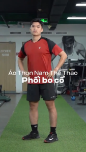 Áo thun nam thể thao Pickleball Tennis phối bo cổ co giãn thấm hút tốt nhanh khô kiểu dáng năng động Coolmate