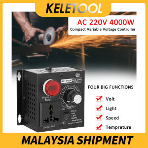 Variable Voltage Speed Motor Control 220V 4000W Motor Speed Controller Speed Pinpoint Regulator Forward And Backward AC 220V Mini Motor Speed Control Unit