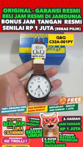 Jam Tangan QnQ C32 A001PY: Jam Tangan Pria Original & Anti Air
