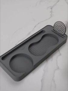 Silicone Espresso Tamping Station Non Slip Coffee Tamper Pad Multifunctional Coffee Tools Tamper Distributor Portafilter Holder