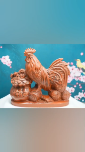 [ Woosilver ] Tượng Gà Trống - Secondhand - TGK1