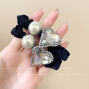 Premium Pearl Decorated Scrunchie