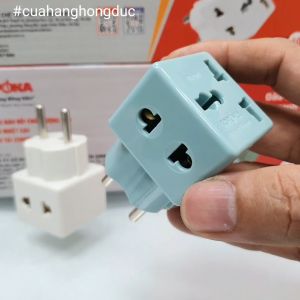 Đầu Nối Phích Cắm Chia Điện 2 Lỗ Đa Năng P15 SOPOKA