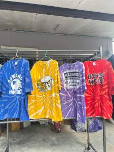 เสื้อยืดเสื้อสงกรานต์ เสื้อคนอ้วน เสื้อมัดย้อม โอเวอร์ไซส์ มือสองเกรด AB