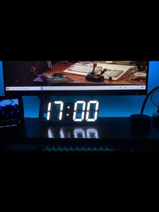 Đồng Hồ LED 3D Để Bàn Treo Tường Thông Minh Smart Clock Đa Chức Năng