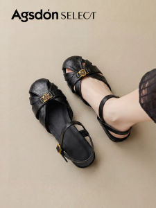 Agsdon | Summer Breathable Openwork French Flat Sandals