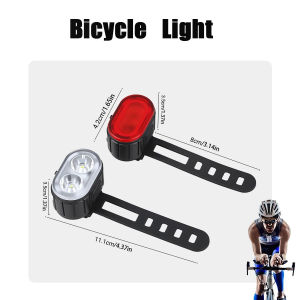 USB Rechargeable Bicycle Lights Bike Safety Warning Lamp Outdoor Waterproof Cycling Flashlight For Mountain And Road Bikes