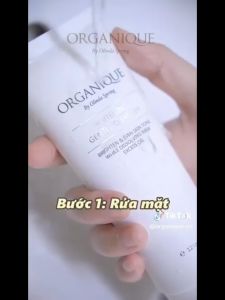Sữa rửa mặt dưỡng trắng Organique 125ml