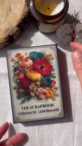 Scrapbook Chromatic Lenormand Deck–36 Card Vintage Inspired Oracle Cards Beginner Friendly Tarot Alternative for Daily & Love