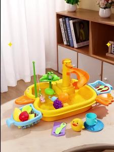 XIDIQI | Đồ Chơi Máy Rửa Chén Dùng Nước Lưu Thông Cho Trẻ Em