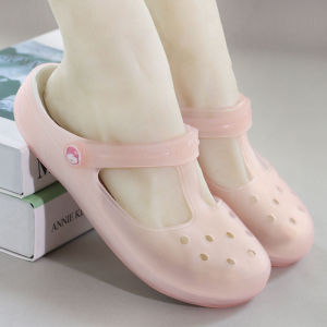 Casual Womens Roman Sandals with Soft Sole and Flat Heel Anti-Slip Summer Beach Shoes Thick Bottom Slippers in Pure Color
