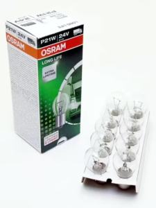 Osram | OSRAM S25 HALOGEN BULB 7511L TRUCK LAMP 24V P21W BA15s TURN SIGNAL LIGHT BRAKE STOP TAIL LIGHT LAMP LONG LIFE MADE IN CHINA