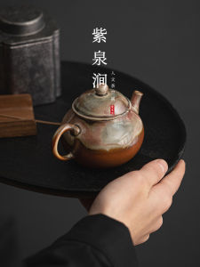 Bộ Ấm Trà Gốm Tròn Cổ Điển JOJOS L. PD. Vòi Lọc Bằng Đá Sét Thủ Công Trung Quốc Bộ Ấm Trà Bằng Gốm Sứ Dùng Trong Mọi Hoàn Cảnh