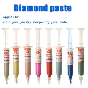 Diamond Polishing Lapping Paste Compound Syringes Optional Micron Glass Metal Iron Diamond Abrasive