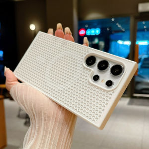 Ốp Điện Thoại Samsung S24 Ultra Thiết Kế Mới Tản Nhiệt Tổ Ong Từ Tính Cắt Ra Vỏ Bảo Vệ Cho S23 + Và S22 Ultra