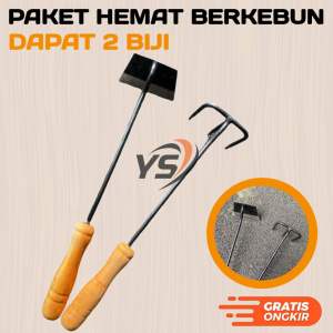 Paket Hemat Isi 32pcs Peralatan Berkebun - Cangkul Mini Garuk Mini- Alat Pembersih Rumput Liar