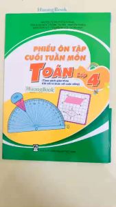Sách - Phiếu ôn tập cuối tuần môn Toán lớp 4 (Theo SGK Kết nối tri thức với cuộc sống) (BT)