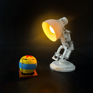 BYB LED Light Kit For LEGO 21357 Suitable for Pixar Luxo Jr. Building Blocks Decorative Lamp (Not Include Building)