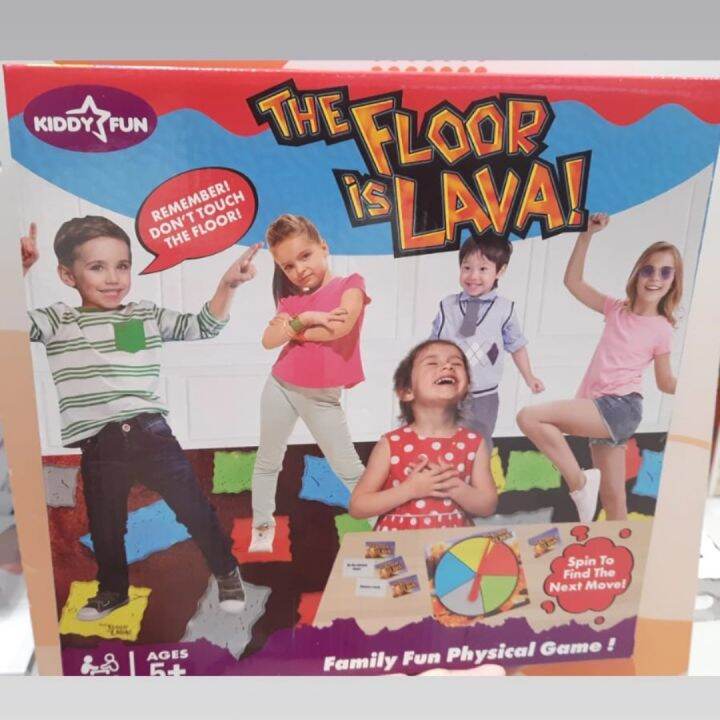 Family fun game the floor is lava original kiddy fun Lazada