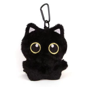 Hot Toys | Cute Little Black Cat Plush Pendant Bag Charm Car Keychain Doll Student Backpack Pendant Adorable Gift for Girls and Couples