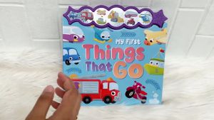 My First Things That Go - Sparkle Sound Books with 8 Fun Sounds