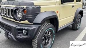 4 Miếng Chắn Bùn Suzuki Jimny JB64 JB74 Chắn Cát Sỏi Bảo Vệ Trước & Sau Cho Phiên Bản 3 Cửa & 5 Cửa 2019-2025 Chất Liệu ABS
