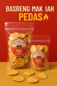 basreng pedas daun jeruk original murah dan enak (beli minimal 50.000 dapat giveaway botol minum)