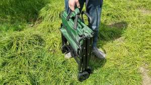 Outdoor Camping Car Portable Camping Small Trailer Folding Shopping Cart Stall Camp Car Trailer Picnic Cart