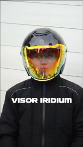 Kaca Helm Rsix Revolt X Visor Helm Half Face Motorcycle SNI