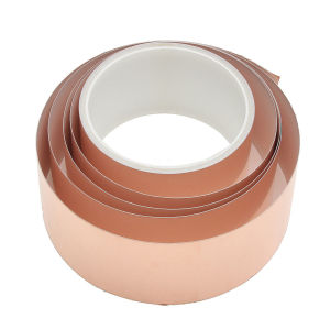 EELHOE | 50mm × EMI Copper Foil Shielding Tape Conductive Self‑Adhesive Barrier Tape for Guitar EMI Noise Shield Application