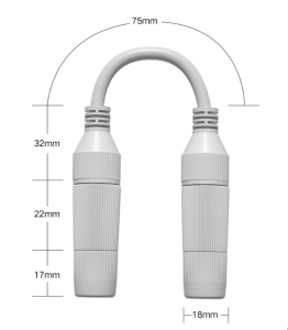 CCTV RJ45 Waterproof Connector IP67 Ethernet LAN Cable Connector Double Head Outdoor LAN Coupler Adapter Female to Female