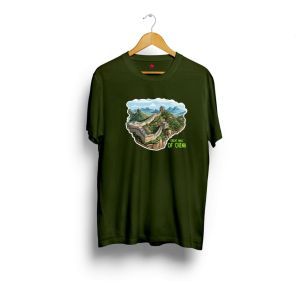 Baju Kaos Great wall Of china Souvenir Kaos Oleh Oleh Tembok china | Ligar24 Tshirt