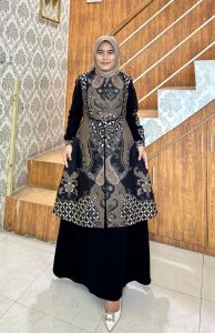 Gamis batik/Gamis pesta/Gamis terbaru/gamis katun/gamis viral/gamis kekinian