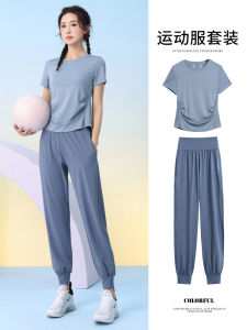 Bộ Đồ Thể Thao Chạy Bộ Buổi Sáng Chuyên Nghiệp Bộ Đồ Tập Yoga Nhanh Khô Bộ Đồ Tập Pilates Bộ Đồ Thể Thao Nữ Mùa Hè 2025