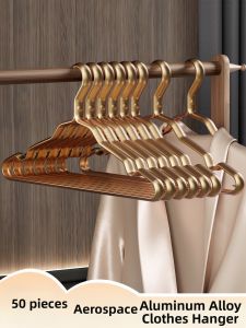 FUXINZHI | Non-slip Streak-free Metal Hangers 50 Pieces