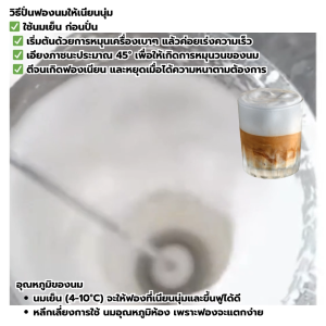 ก้านยาว 14 ซม. หนา 3 mm. รุ่น I-MIX 1610-380 ก้านตีฟองนมเครื่องตีฟองนม I-MIX รุ่น 1610-380