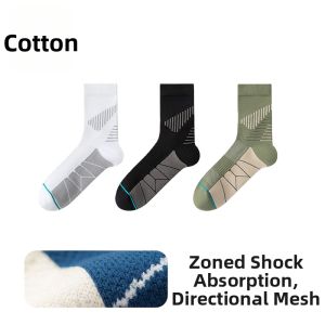 Anti-slip Moisture-wicking Pressure Sport Socks Mid-calf
