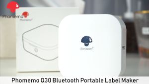 Phomemo Q30 Portable Bluetooth Wireless Label Maker Printer Pocket Thermal Label Maker Machine For Home Office Study Use Fast Printing 304DPI HD Print Compatible for Android iOS USB Rechargeable Free Label Keep for 20 Years Fade Resistance High Quality