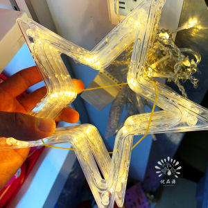 Warm Color Meteor Shower Star Bubble String Lights Full Sky of Stars Outdoor Waterproof Decorative Tree Hanging Lights