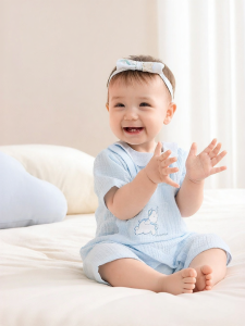 Purcotton | Quick-Drying Summer Cotton Baby Romper