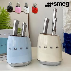 German SMEG knife set kitchen household antique stainless steel kitchen knife slicer knife set