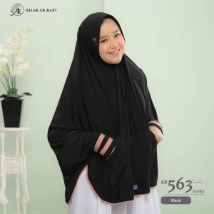 Jilbab hijab kerudung bergo krudung lengan wanita dewasa jersey instan jumboterbaru new terlaris terkini modern kekinian murah viral 2021 Arrafi AR 563 adem mudah di bentuk cantik pet antem bahan stella ori premium cantik bayar di tempat COD gratis ongkir