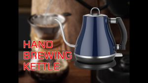 LAHOME Electric Coffee Kettle Gooseneck Pour Over Coffee Pot Hand Drip Kettles 1.2L Fast Heating Boiler Dry Protection Stainless Steel
