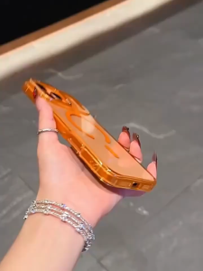 Ốp lưng điện thoại Chất lượng cao Trong suốt như tinh thể băng cho iPhone 17 Air 16 15 14 13 12 Pro max